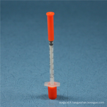 Seringue à insuline - 0,3 ml avec aiguille (CE)